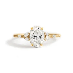 Adeline Oval Lab Grown Diamond Engagement Ring