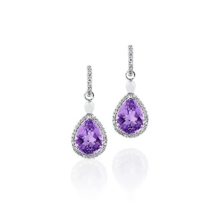 Amethyst Drop Earrings