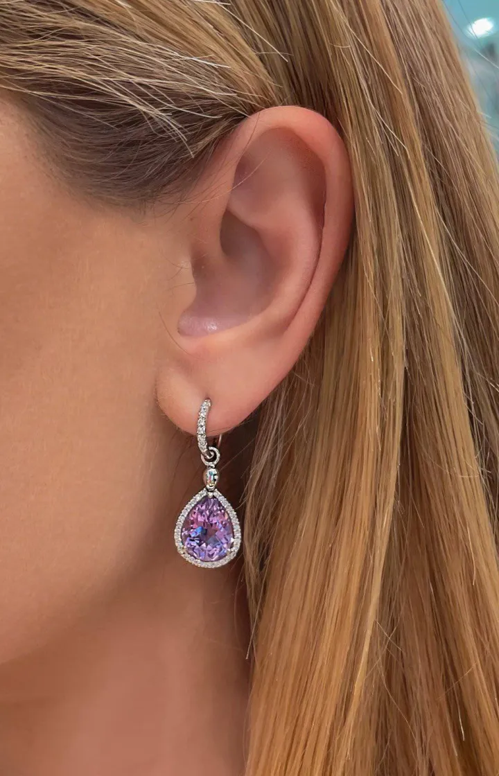 Amethyst Drop Earrings
