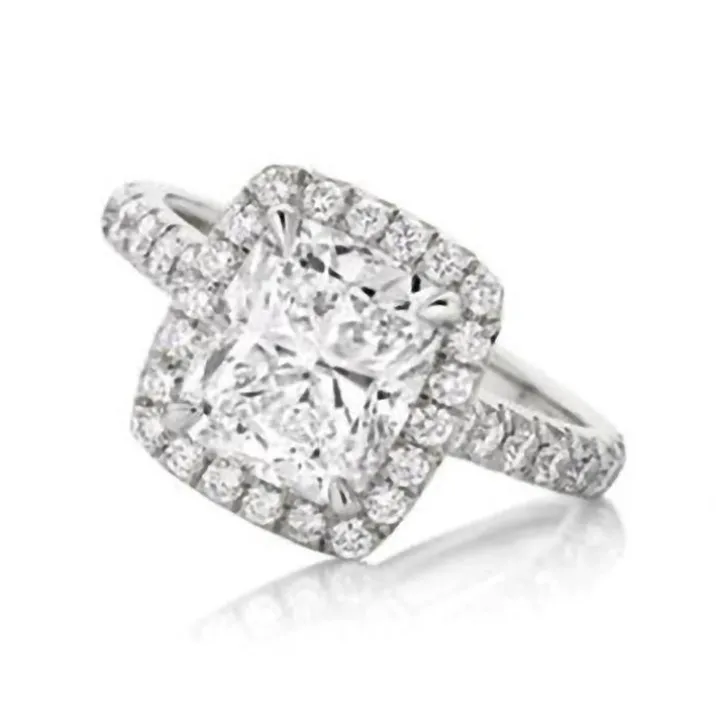 Amor Cushion Engagement Ring