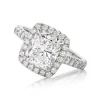 Amor Cushion Lab Grown Engagement Ring