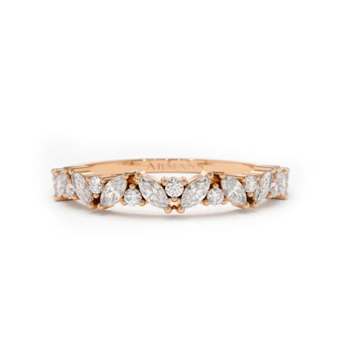 Angel Mixed Diamond Band
