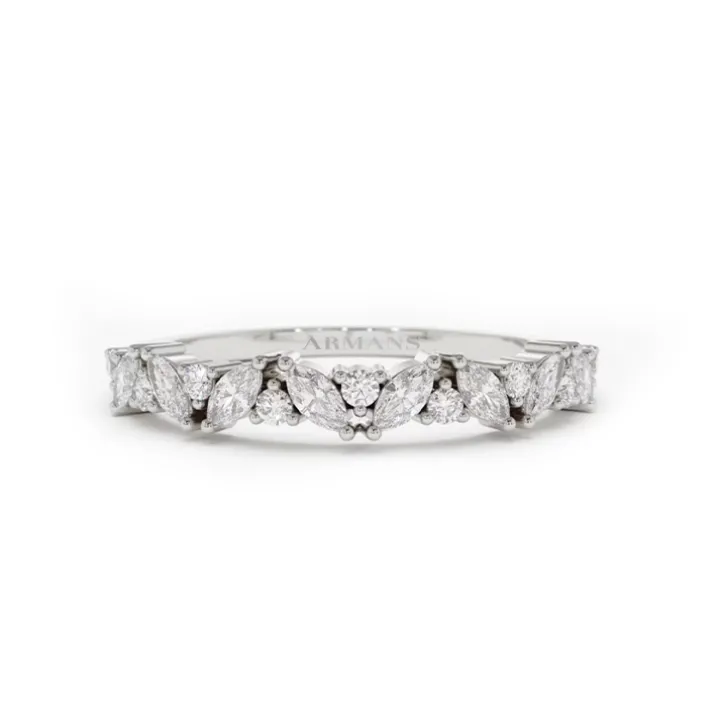 Angel Mixed Diamond Band