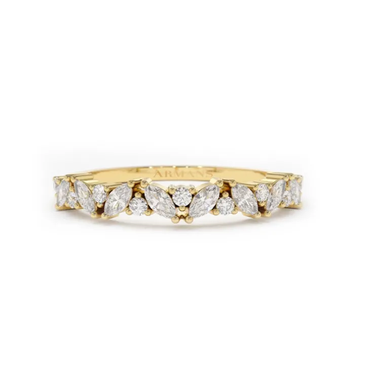 Angel Mixed Diamond Band