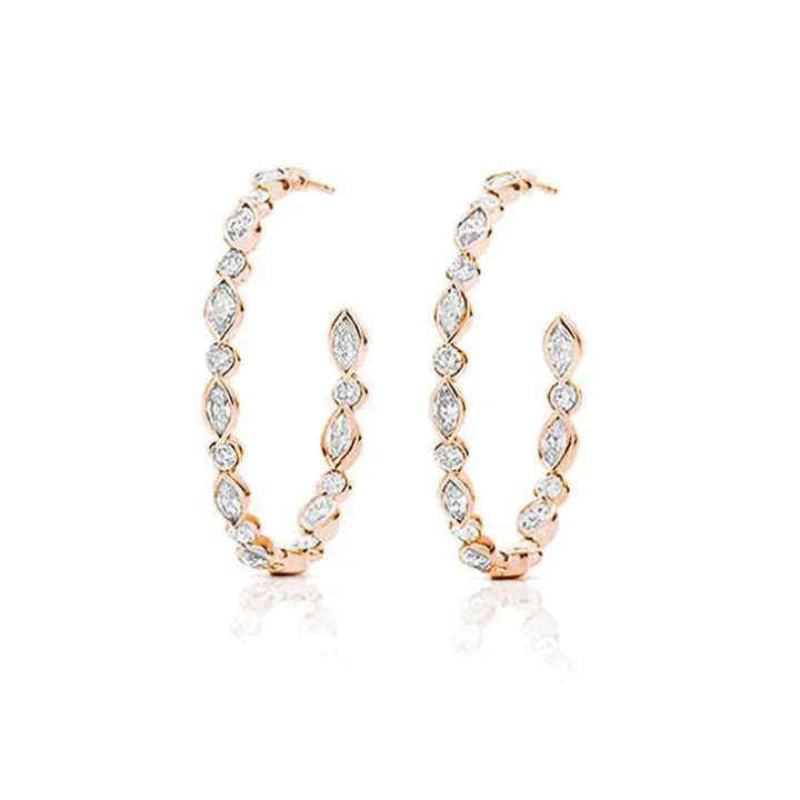 Angelina Diamond Hoops