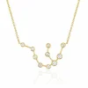Aquarius Diamond Constellation Necklace