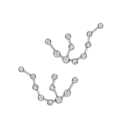 Aquarius Diamond Constellation Studs