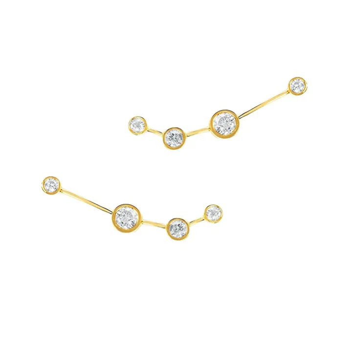 Aries Diamond Constellation Studs