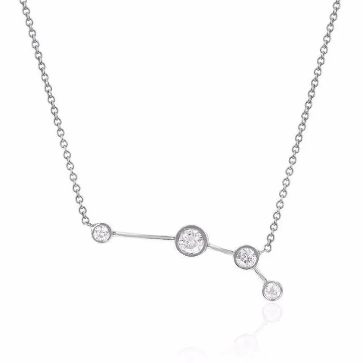 Aries Diamond Constellation Necklace