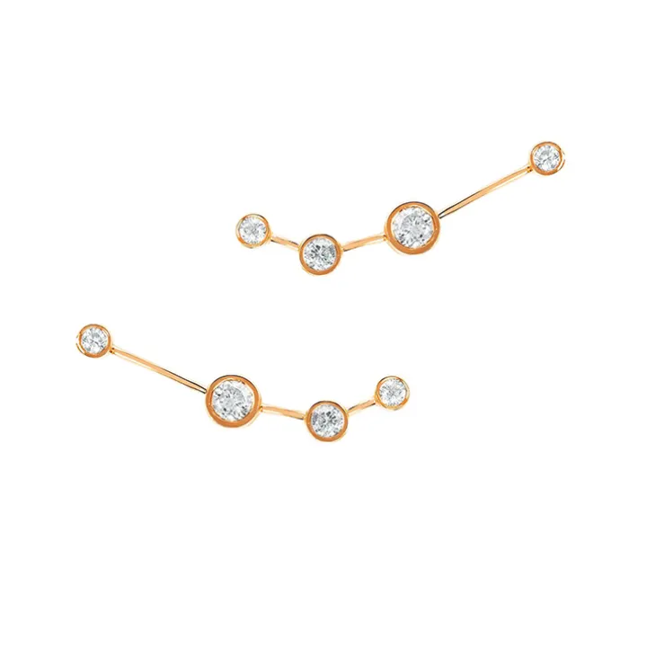 Aries Diamond Constellation Studs