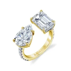 Ava Two Stone Engagement Ring