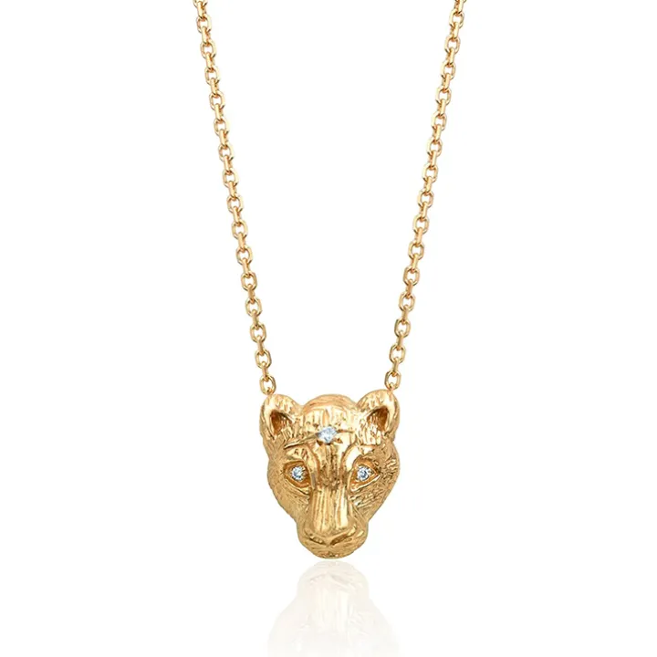 Baby Lion Head Necklace