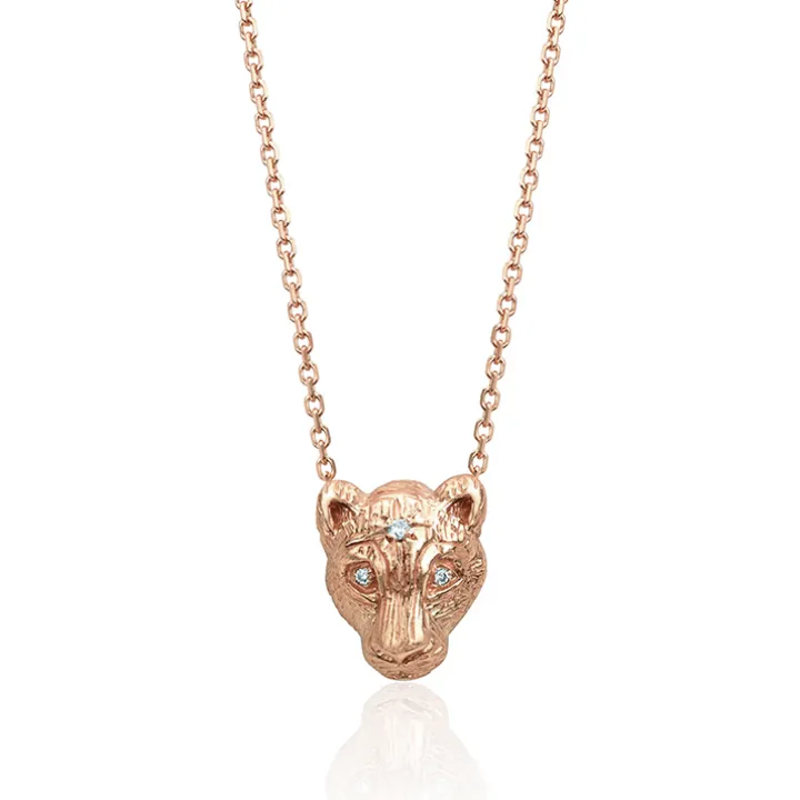 Baby Lion Head Necklace