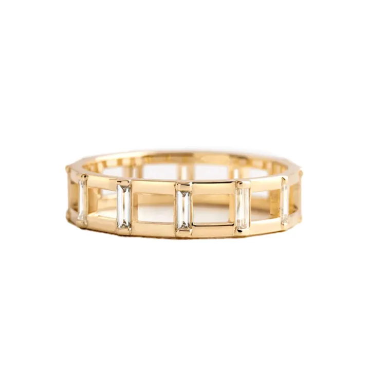 Baguette Diamond Ladder Ring