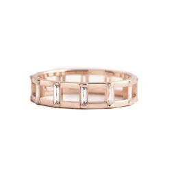 Baguette Diamond Ladder Ring