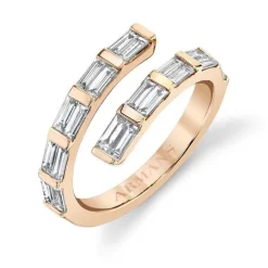 Baguette Diamond Wrap Ring