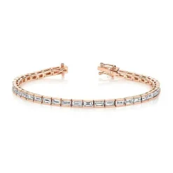 Baguette Lab Grown Diamond Tennis Bracelet