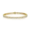 Bezel Set Oval Bracelet