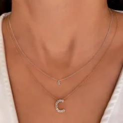 Bezel Set Pear Lab Grown Diamond Pendant