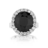 Black Sapphire Ring