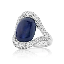 Blue Mist Sapphire Ring