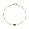 Blue Sapphire Evil Eye Bracelet