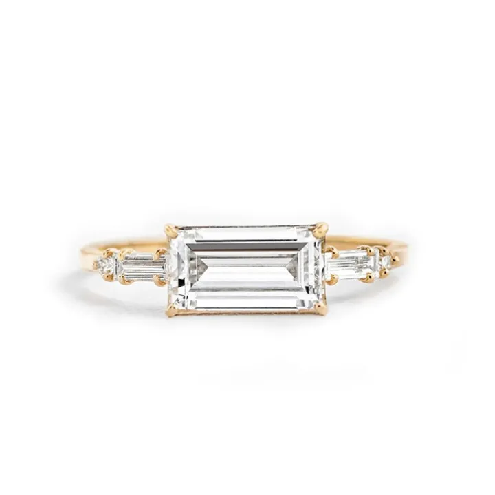 Brielle Baguette Engagement Ring