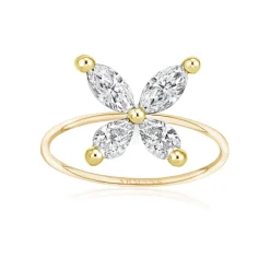 Butterfly Diamond Ring