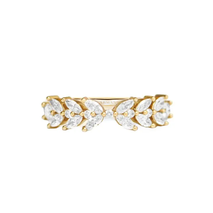 Butterfly Mixed Diamond Band