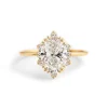 Camellia Oval Engagement Ring