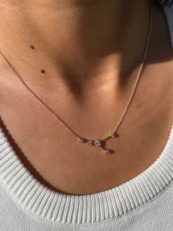 Cancer Diamond Constellation Necklace