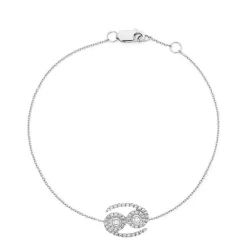Cancer Diamond Zodiac Bracelet