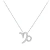 Capricorn Diamond Zodiac Necklace