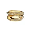 Celestial Golden Orbit Ring