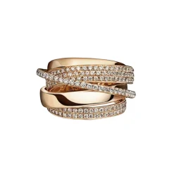 Celestial Golden Orbit Ring