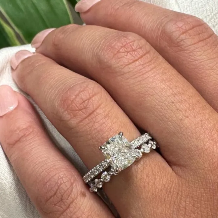 Chloe Cushion Engagement Ring