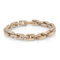 Chunky Diamond Link Bracelet