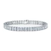 18ct Emerald Diamond Tennis Bracelet