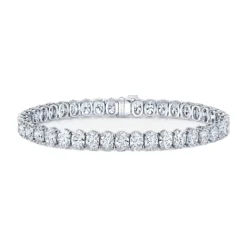 16ct Oval Diamond Tennis Bracelet