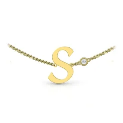 Cursive Initial Bracelet