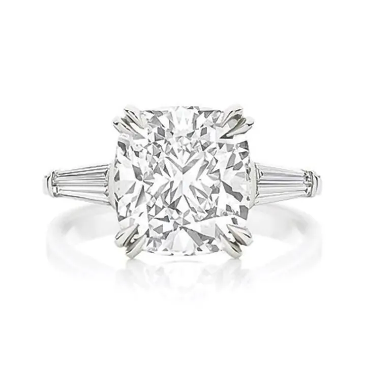 Cushion Diamante Engagement Ring