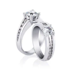 Cushion Eclipse Engagement Ring