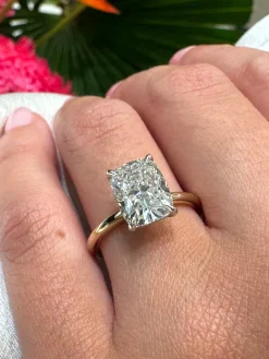 Cushion Madison Lab Grown Engagement Ring