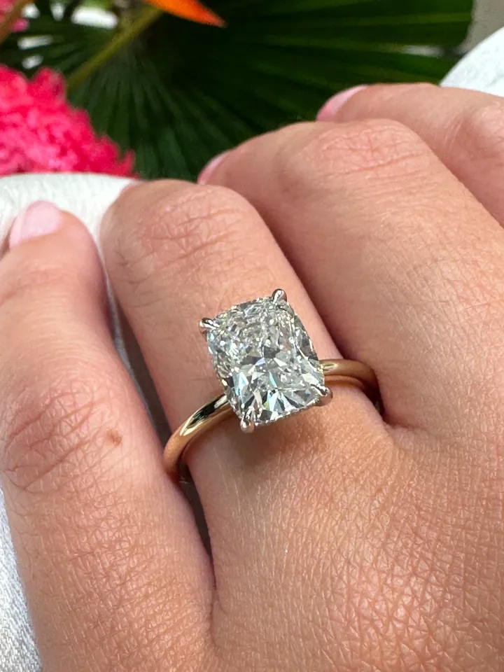 Cushion Madison Lab Grown Engagement Ring
