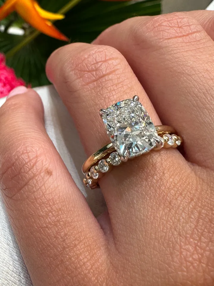 Cushion Madison Lab Grown Engagement Ring