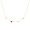Custom Initial Heart Zodiac Necklace