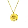Custom Pet Portrait Disc Necklace