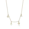 Dangling Multi-Initial Necklace