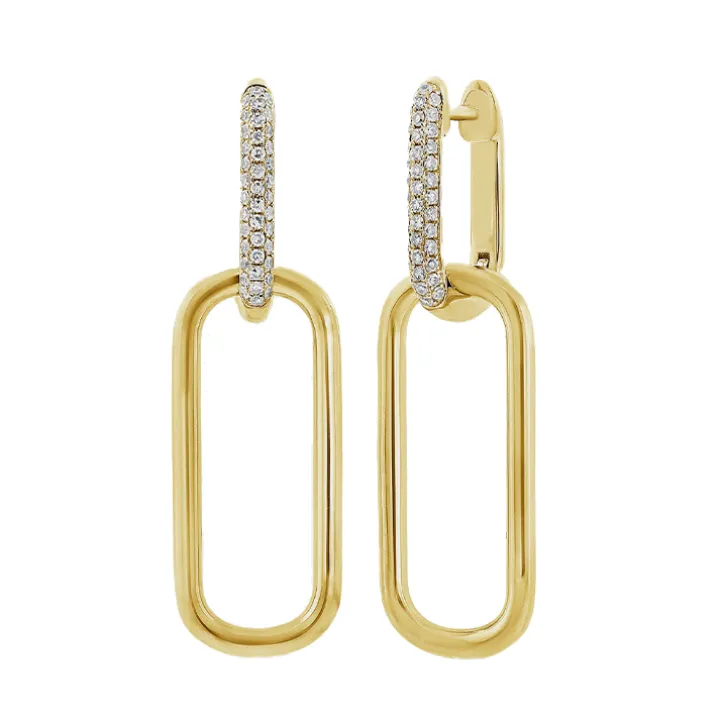 Dangling Open Loop Earrings