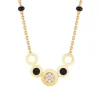 Diamond and Black Onyx Mangalsutra Necklace